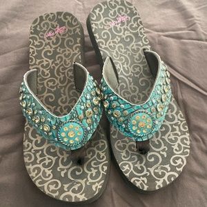 Western flip flops